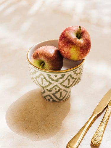 FASSIA APERITIVO BOWL ALMOND GREEN GOLD (6788111138858)