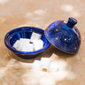 Butter dish Empreinte Majorelle Blue  gold (8243304956223)