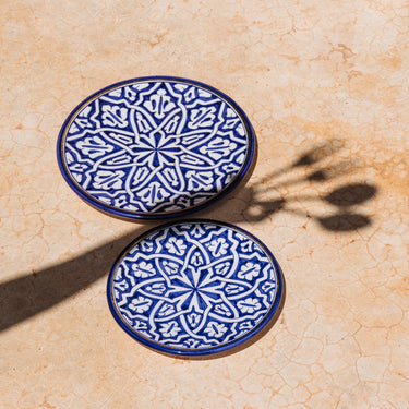 PLATE FASSIA Majorelle Blue  GOLD (6850983526442)