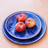 Plate Empreinte Majorelle Blue  gold (6821603344426)