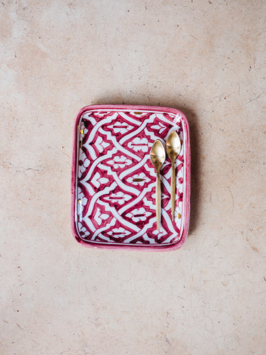Fassia eggplant gold tray (8037168251199)