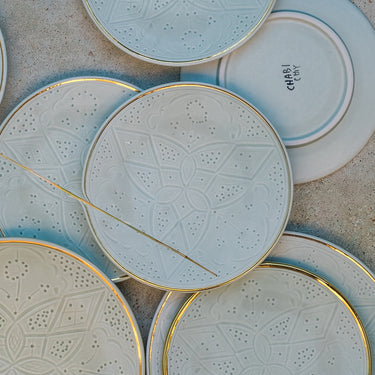 PLATE EMPREINTE GREEN ALMOND GOLD (4252930179095)