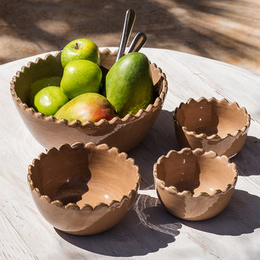 BOWLS AND SALAD BOWL TAZZA SABLE GOLD (4528723689514)