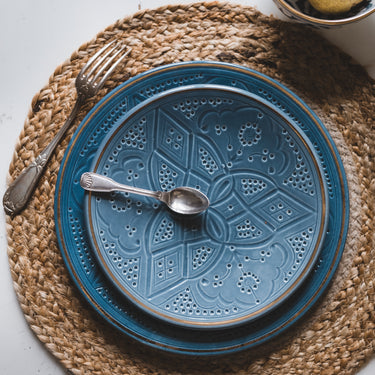 Plate Empreinte blue gray gold (6901393915946)