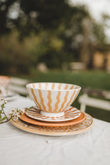 Vague straw conical bowl and salad bowls (8300309053759)