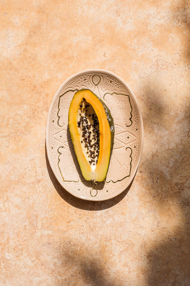 OVAL DISH SAHARA GOLD IMPRINT (6719697059882)