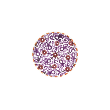 Plates Flowers lilas gold (8279507239231)