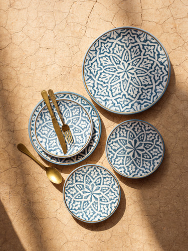 FASSIA PLATE BLUE GRAY GOLD (6900775092266)