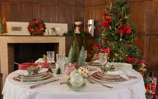 La Table de Noël Chabi Chic : un décor chaleureux avec les collections Fassia et Empreinte