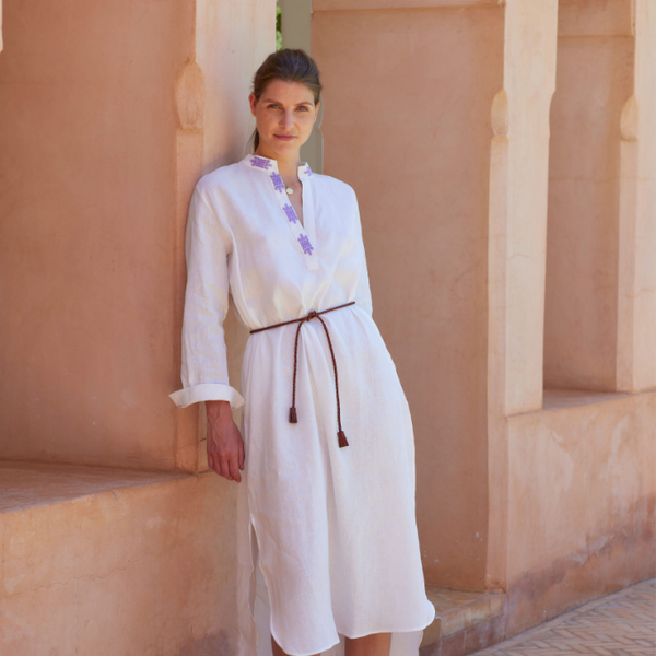 Robe en lin brodée lilas (8575476760895)