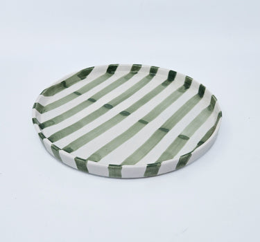 PLATEAU ROND D24 STRIEE MINT (15104187990399)