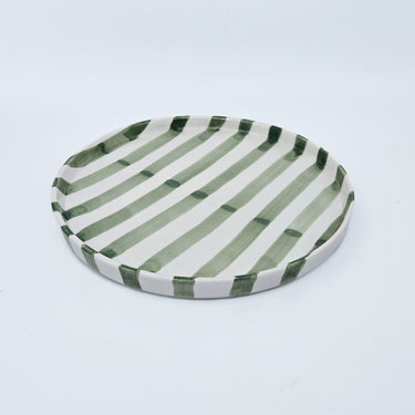 PLATEAU ROND D24 STRIEE MINT (15104187990399)