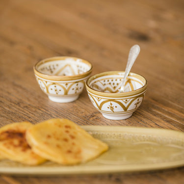 2 Mini bols snacking Zwak kaki gold (9026636513599)