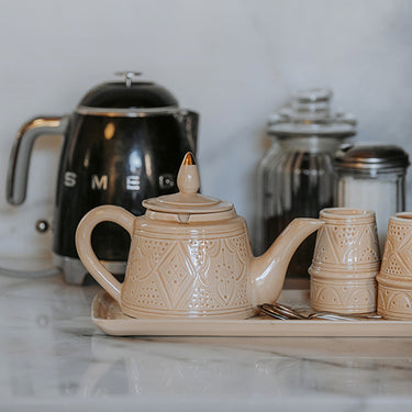 THÉIÈRE EMPREINTE BLANC GOLD (Copie) (14880628179327)