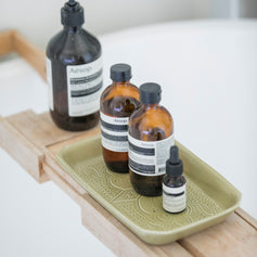 PLATEAU DÉCORATIF LONG EMPREINTE KAKI GOLD (15161898991999)