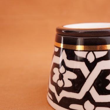 PETIT CENDRIER NOIR FASSIA GOLD (9607665549631)