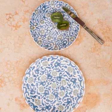 Assiette Chardons bleus gold (8039091503423)