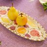 PETIT PLAT OVAL MULTIFRUITS GOLD.CERAMIC (9416001782079)