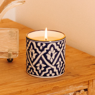 BABY BOUGIE FASSIA BLEU MAJORELLE GOLD.CERAMIC (14811285356927)