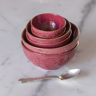 Bol D12cm ronds empreinte aubergine gold (15187898040703)