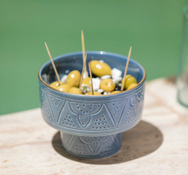 Bol apéritivo Empreinte bleu stone gold (6901403287594)