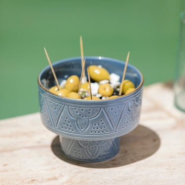 Bol apéritivo Empreinte bleu stone gold (6901403287594)
