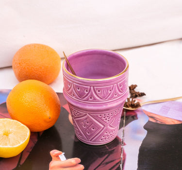 Grande tasse beldi Empreinte lilas gold (8326934954303)