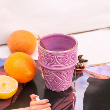 Grande tasse beldi Empreinte lilas gold (8326934954303)