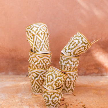Grande tasse beldi Fassia kaki gold (8995195814207)