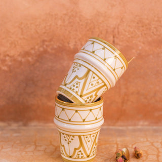 2 Grandes tasses beldi Zwak kaki gold (8995286745407)