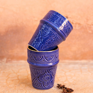 Grande tasse beldi Empreinte bleu majorelle gold (6820534255658)