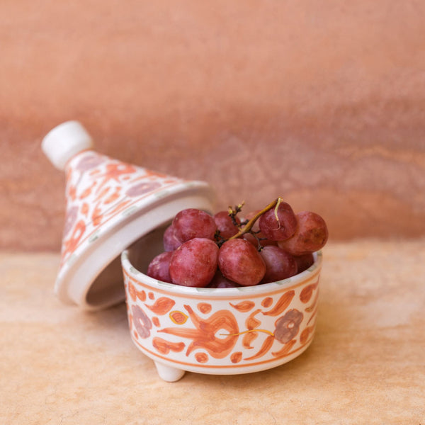 Boîte tajine Fleurs multicouleur gold (9010298257727)