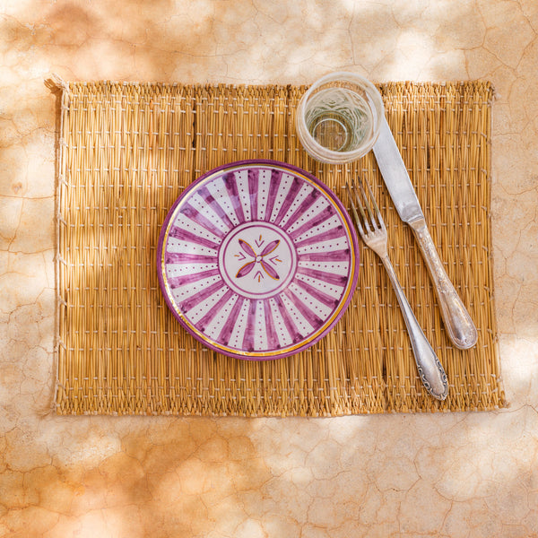 Assiettes Sunflower lilas gold (8551292371263)