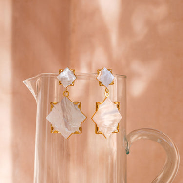 Maxi boucles Etoile de nacre (9010816123199)