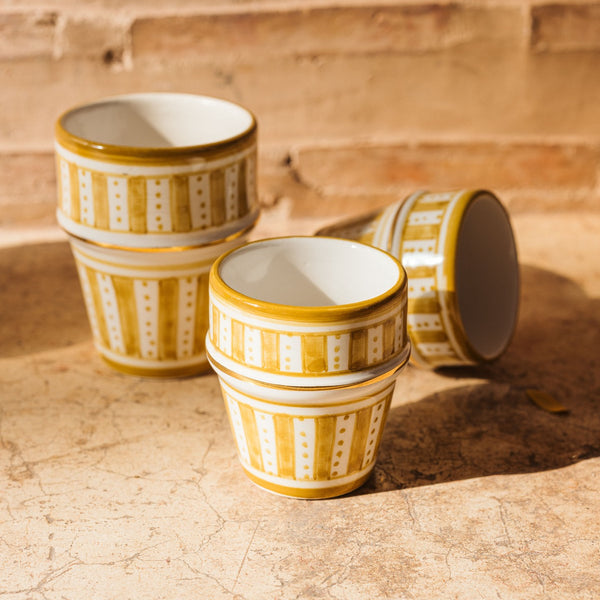 Petite tasse à café sunflower paille gold (8759427006783)