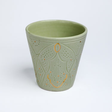 GRAND CACHE POT EMPREINTE MINT GOLD (15010310357375)