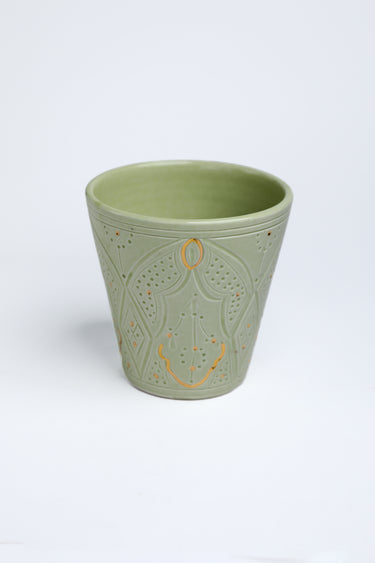 GRAND CACHE POT EMPREINTE MINT GOLD (15010310357375)