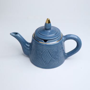 THÉIÈRE EMPREINTE BLEU STONE GOLD (15010282865023)