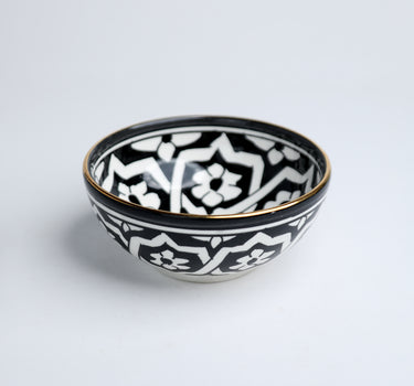 GRAND BOL BAS FASSIA NOIR GOLD