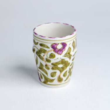 Moyenne tasse à café FLEURS IRIS gold (14986095231359)