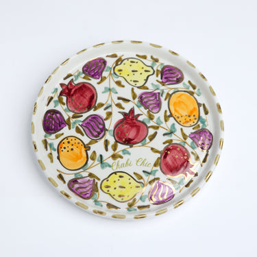 PETIT PLAT ROND D20CM MULTIFRUITS GOLD (15010296988031)