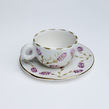 TASSE ANSE AVEC SOUCOUPE FASSIA LAVANDE GOLD (15104054657407)