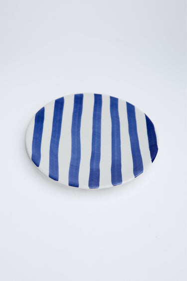 ASSIETTE D20CM STRIEE BLEU MAJORELLE (15107387720063)