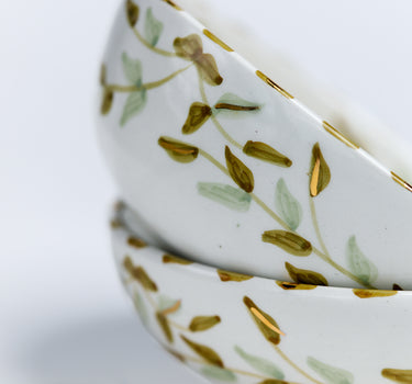 GRAND BOL BAS FEUILLES GOLD.CERAMIC (15159115940223) (15159121609087)
