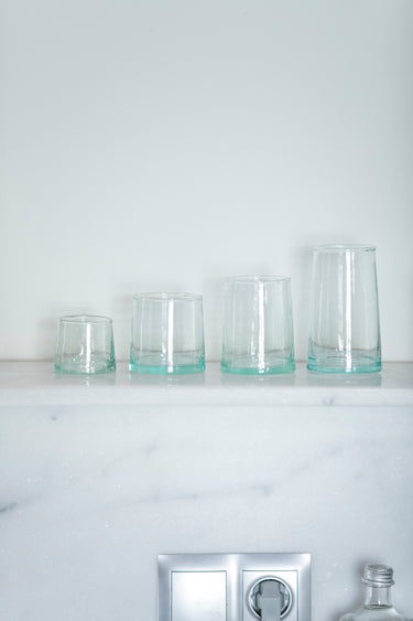 LES VERRES CONIQUES EN VERRE RECYCLE (10335011335)