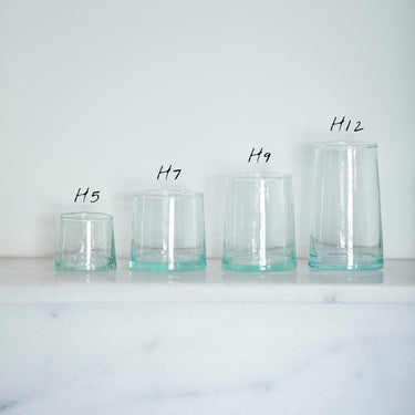 LES VERRES CONIQUES EN VERRE RECYCLE (10335011335)