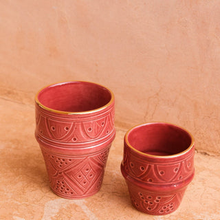 Petite tasse à café Empreinte aubergine gold (8046834549055)