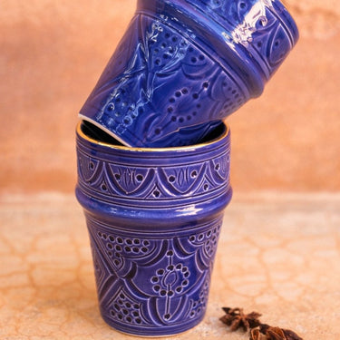 Moyenne tasse beldi Empreinte bleu majorelle gold (6891983667242)