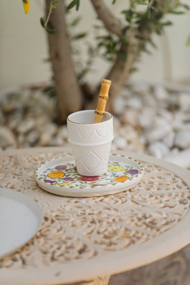 Moyenne tasse beldi Empreinte blanc gold (9180452421951) (9598916297023)