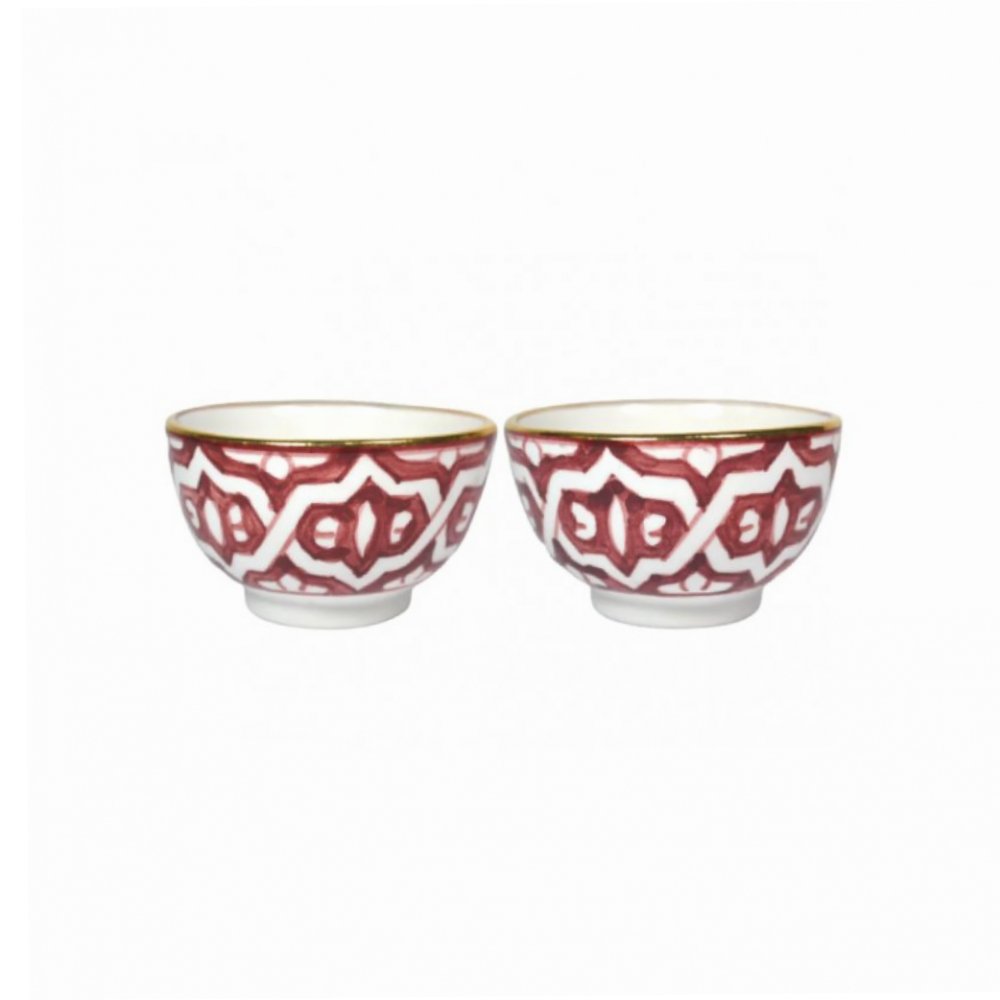 2 Mini bols fassia aubergine gold (8093025501503)